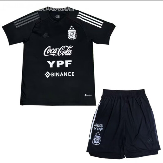 法利鸟2022世界杯3星阿根廷球衣国家队梅西比赛热身训练服定制 三星背心训练服 S 均码