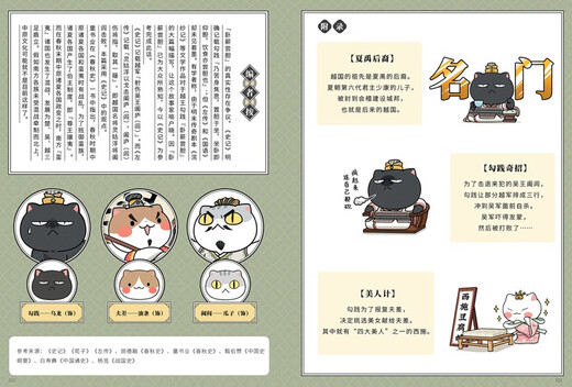 Wenn die Geschichte eine Gruppe von Katzen ist 2 Frühling und Herbst und Kapitel „Kriegende Staaten“ Wenn die Geschichte eine Gruppe von Katzen ist Echte Geschichte ist eine Gruppe von Katzen Feizhi-Geschichte Populärwissenschaftliches Comic-Buch Grundschul-Kinder-Comics Interessante chinesische Geschichte Bilderbuch-Animation Band 15 Das Kapitel der Großen Qing-Dynastie