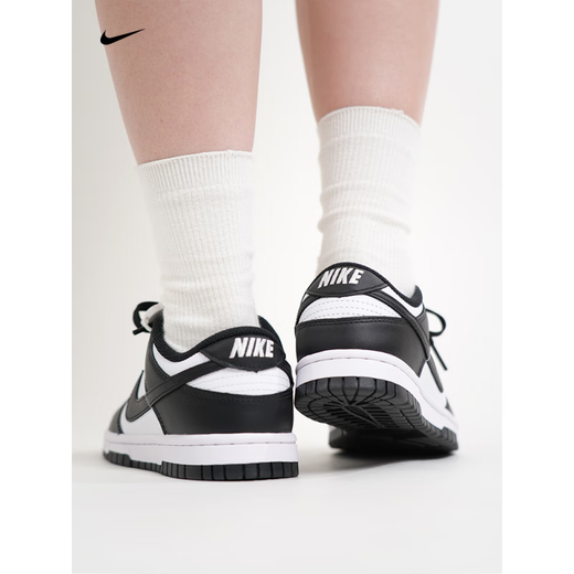 
NIKE Nike Panda Shoes Dunk Black and White Low Top Men's and Women's Board Shoes Sports and Leisure DD DD Authentic DD1503-101 Women's Model_ 35.5,
