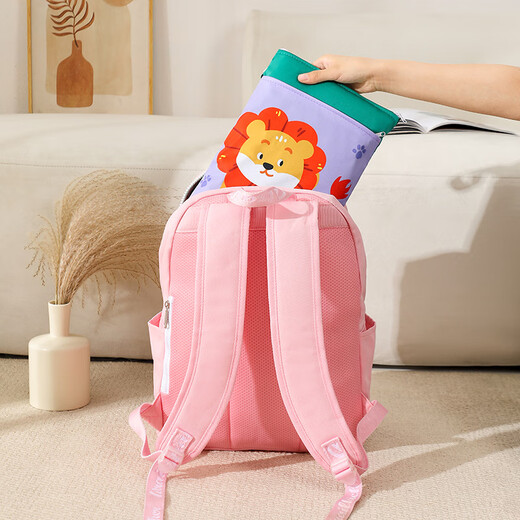 Bantang Jinse diaper storage bag double-layer zipper stroller hanging bag washable baby diaper storage waterproof bag red cat