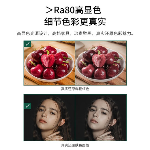 NVC LED downlight simple ultra-thin high-brightness high-wattage factory ceiling embedded ceiling light background decorative light 12W paint white - pure white - opening - 12.5-13.5cm