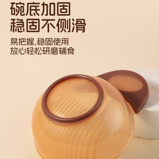 婴儿辅食研磨器宝宝水果手动果泥食物套装工具料理碗调理器研磨碗 研磨碗套装 宝宝辅食专用【食品级材质】