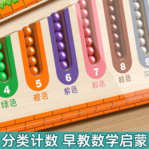山头林村儿童玩具3到6岁蒙氏早教迷宫玩具专注力思维训练握笔男孩女孩 蘑菇屋迷宫大号