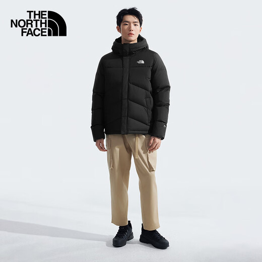 The North Face down jacket men's outdoor waterproof warm goose down jacket 8929 black/4H0 L
