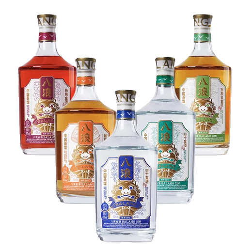 八浪干金酒蒸馏干金酒杨梅桂花酸梅红茶咸柠桶陈绿标中国金酒正品调酒 杨梅金酒 46度 520ml