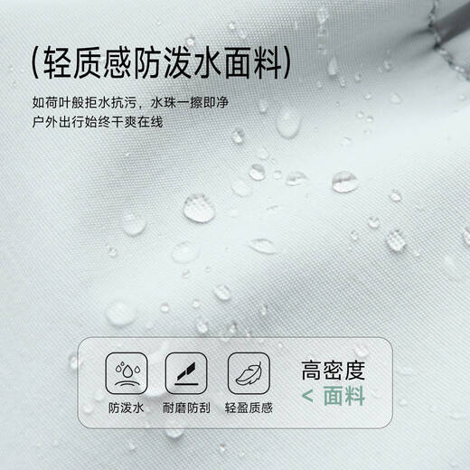 LEE轻便户外小双肩包2025夏季新款翻盖束口迷你背包女休闲旅行包书包 浅灰蓝