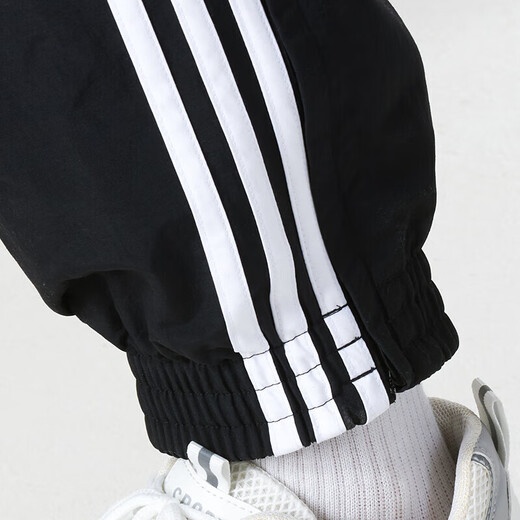 阿迪达斯 （adidas）三叶草男装运动套装25夏新款针织透气长袖T恤上衣运动长裤两件套 IA4877+KB2465 M