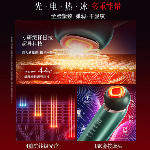 MESMOOTH Beauty Instrument Facial Massager Lifting Firming Cleansing Eye Rejuvenation Gift for Girlfriend Silver Smoke Purple C1Pro Gift for Girlfriend