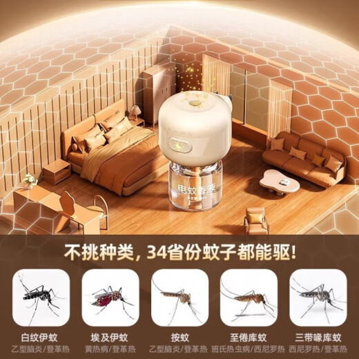 Xiaomi Cadena ecológica Ecológica Mosquito Repelente Líquido para mujeres embarazadas Mujeres Repelente Artifacto para el hogar Uso del hogar no tóxico e inodoro Mosquito repelente 1047 1 dispositivo 1 líquido verde 3 segundos Mosquito-Full Hogar-Full Hogar