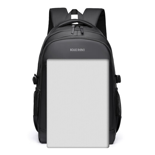 Business Herren-Rucksack High-End-Rucksack mit großer Kapazität Rucksack Pendeln wasserdichte Computerbeutel Mode Rucksack Schwarz