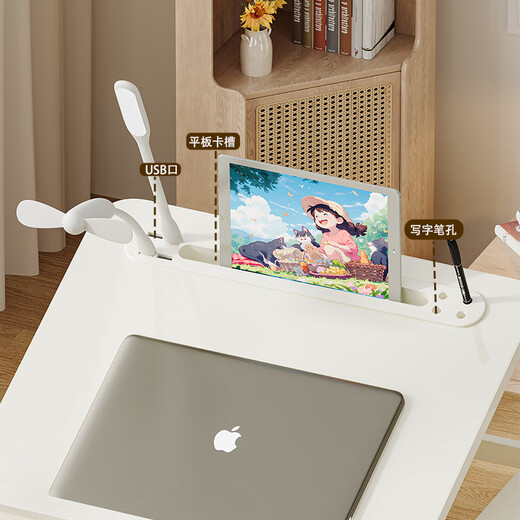 Mr. Aimu's laptop table can be lifted and folded, the small table on the lazy bed is a simple student dormitory bedroom study table. Kapibala's desktop can be lifted and lowered in five levels. Upgrade