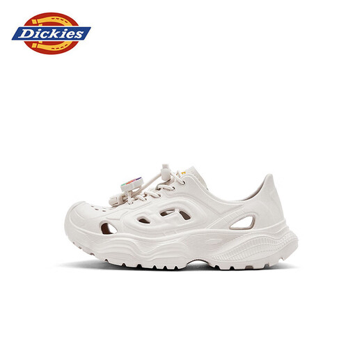 Dickies Girls' Crocs 2025 Summer New Children's Sandals Boys' Anti-Kicking River Sandals Beige 38