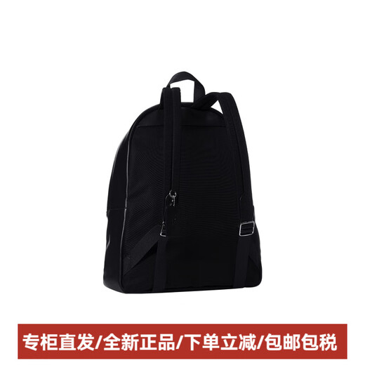 蔻驰（COACH）Charlie30时尚休闲老花帆布拼小牛皮背包双肩包大号男女同款黑色 基础装(包+防尘袋)