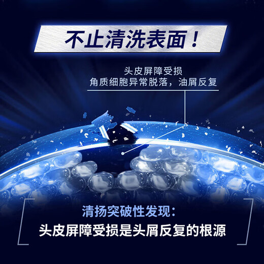 
Qingyang (CLEAR) Men's Anti-dandruff Shampoo Refreshing Oil Control Vitality Sports Lime Menthol Fluffy Shampoo Ice-Sensing Shampoo Refreshing Oil Control 500g*2+100g Random Sample