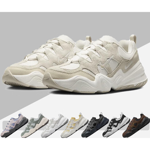 Nike (NIKE) Nike Tech Hera White Gray Shock Absorbing Anti-Slip Low Top Sports Casual Shoes DR9761-002 FJ9532-001 Black Men's Spot 42
