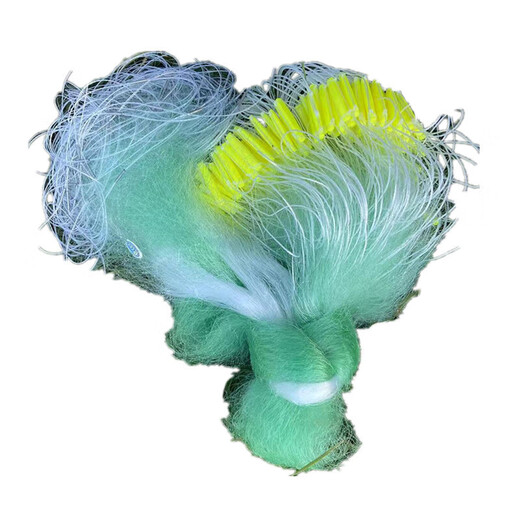 Yuzhiyuan 2 meters high 80 meters 100 meters imported green silk three-layer fishing net fishing net fish sticky net 2-7 fingers weighted thickened sinking net 1.5 meters high 80 meters long 2-finger sinking net