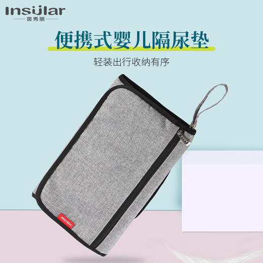 Insular Portable Baby Changing Pad Diaper Bag Multifunctional Baby Changing Table Water Maternal and Infant Supplies Maca Red One Size