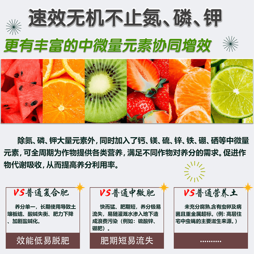 Yifengyuan organic and inorganic compound fertilizer slow-release fertilizer vegetable fertilizer fruit tree fertilizer flower fertilizer green radish succulent rooting green leaf nitrogen, phosphorus and potassium fertilizer 15-6-9 organic and inorganic compound fertilizer 500g (genuine licensed goods | original packaging | large quantity, please contact customer service)