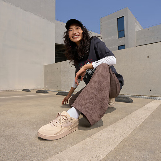 耐克（NIKE）Jordan官方耐克乔丹FLIGHT COURT女子运动鞋春季新款福来鞋FZ9854 200传奇浅褐/帆白 38