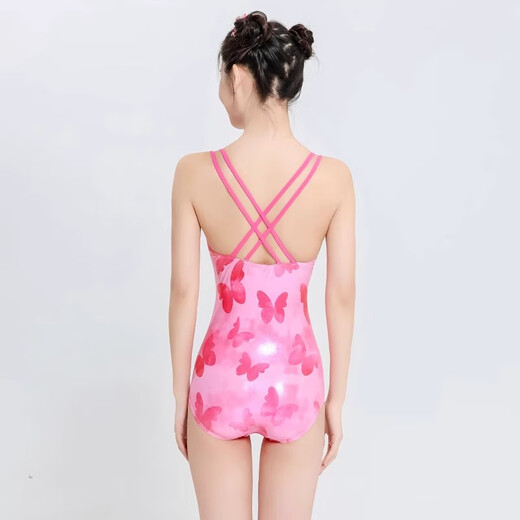 
Barbie women's racing swimsuit women one-piece triangle sexy print backless swimming pool special professional training swimsuit