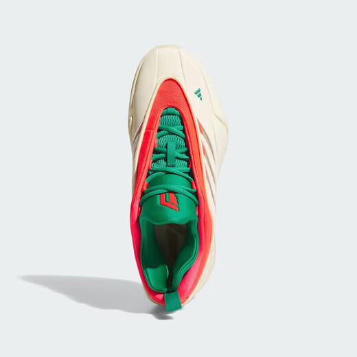 Adidas Casual Chores Chaussures masculines 2024 Automne et hiver Nouvelles baskets Lillard 9th Generation Signature Version Practical Shocking Basketball Chaussures JH6627 Couleurs de Noël 39 (240 mm)