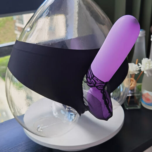 Renduo personalized men's underwear thong ice silk seamless elephant trunk U convex bag ultra-thin transparent lace youth pants skin color long open 1 piece L recommended 130-170 Jin Jin equals within 0.5 kg