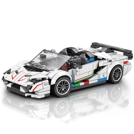 Zhen Brick Reobrix китайский восьми сети строительных блоков автомобильные сборщики гонки спортивные автомобильные серии модели мальчик игрушка 679 BMW X6