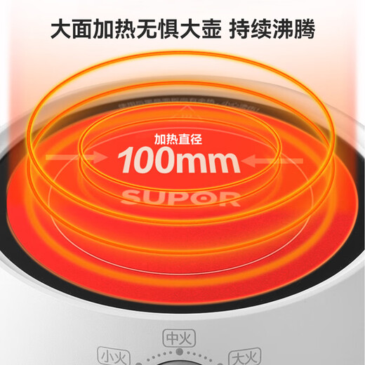 SUPOR Mini Electric Ceramic Stove Tea Maker Tea Stove Make Teapot Healthy Surround Stove Make Tea Tea Art Stove Make Tea Home Office Do Not Pick Utensils SW-DTL01 Does Not Include Teapot