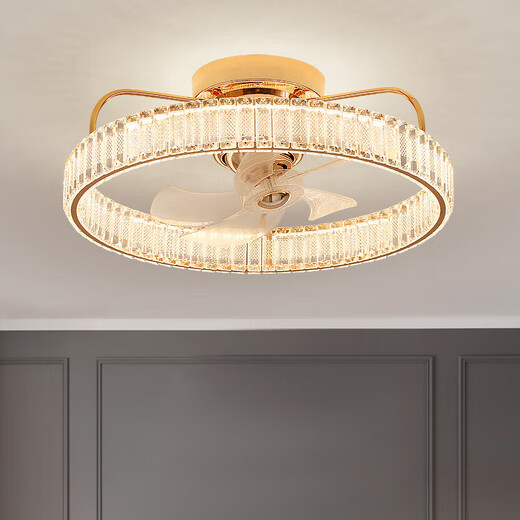 Opudakochi camp schlafzimmer leichte schütteln Kopflüfter leichte leichte moderne leichte luxurius kristall wohnzimmer Hauptschlafzimmer esse Deckenleuchte Super kostengünstig 687 Gold 80 cm Drei