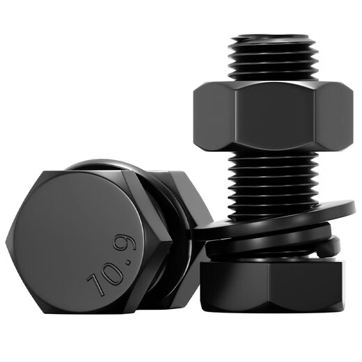 Tianzhuo Hardware Grade 10.9 fine thread external hexagonal screws, bolts and nuts set combination M8M10M12M14M16M18M20 M8*1*16 full thread 10 sets