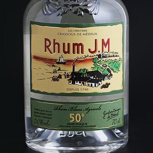 欧德（Old Rhum）嘉冕法式白朗姆酒 RHUM JM 法国原装进口洋酒 鸡尾酒基酒 50度 默认规格18