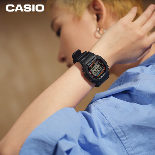 CASIO watch men's G-SHOCK origin series small square sports electronic watch New Year gift DW-5600RL-1PR
