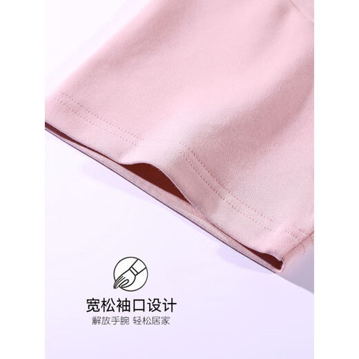 
Catman (MiiOW) pajamas for women in summer pure cotton short-sleeved trousers thin cartoon casual outdoor home clothes two-piece set 2025 new YS679 M