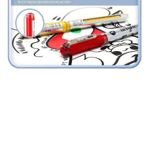 Master Grispe Eins gerade flüssiges flüssiges weiches Kopf-Acrylmarker-Stift für Schüler mit undurchlässigen Farbstapelmonochrom-Auswahl ng693-blau grau