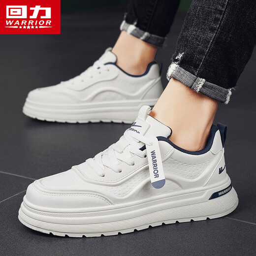 Warrior men's shoes white shoes thick sole casual sports shoes men's sneakers 2938 meters / blue 42