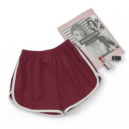 Summer new sports shorts for women, loose casual wide-leg pants, high-waisted quick-drying three-point pants, Zhuohe J01 simple pants black XL