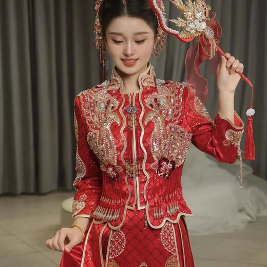 Xiuhe Clothing Rental Wedding Dress Toast Suit L
