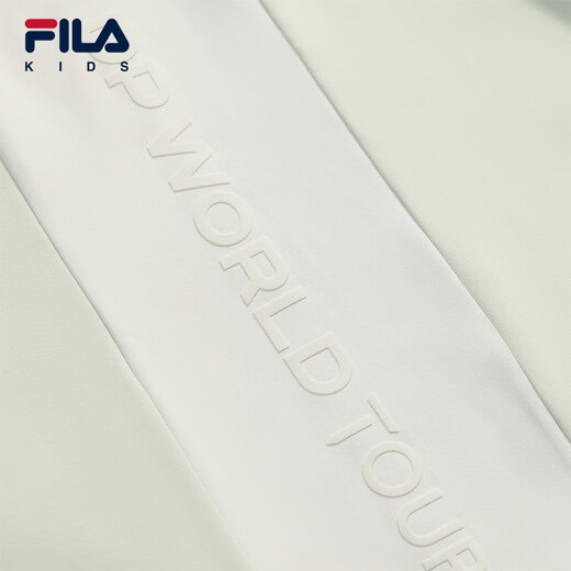 FILA children's clothing tops 2025 winter new style girls' sun protection sports long-sleeved POLO shirts Life Green-LG 140