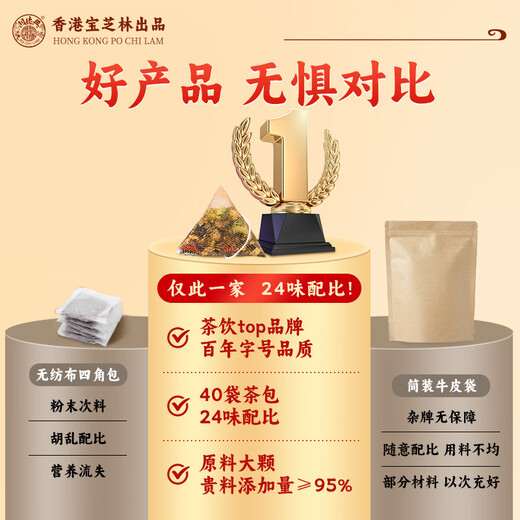 关德兴;PO CHI LAM香港 菊花枸杞决明子茶护肝茶清肝明目排毒养肝茶熬夜上火养生茶