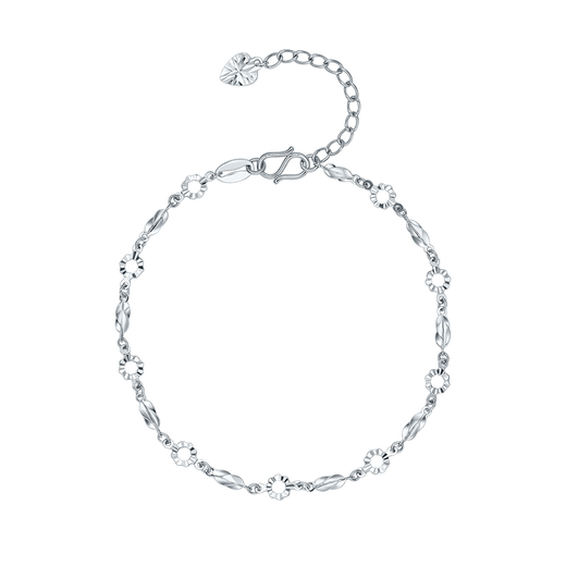 Saturday Fu PT950 platinum bracelet platinum bracelet Senhua gift for girlfriend B0716246 about 2.68g 16+3cm gift