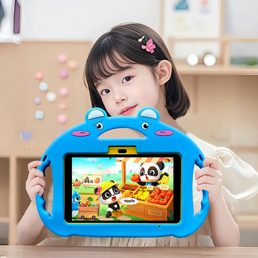 Kuaiyitong's flagship new children's early education machine for babies aged 1 to 3 years old and above, smart AI tablet learning machine, logical thinking machine, drawing and literacy computer training machine, infant students, all ages, upgraded version 128GB, preschool + primary school + Android