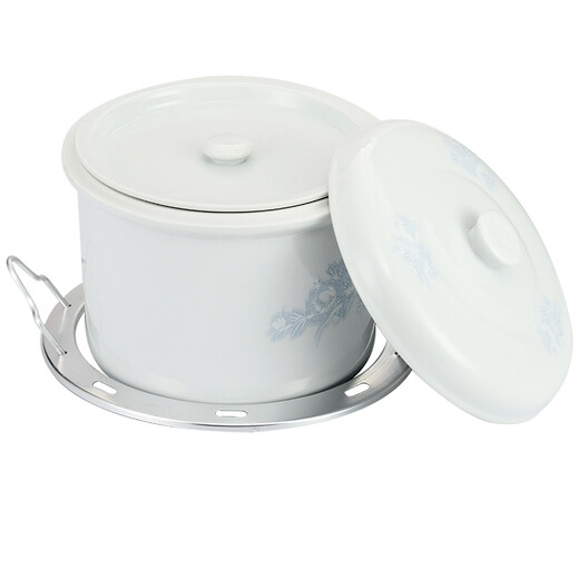 Gemus stainless steel electric stew pot, fully automatic household soup pot, water-proof stew pot, large capacity 10 liters, commercial multi-functional porridge pot, lemon paste stew, scheduled timer, heat preservation and health-preserving soup pot, 6.5L double bladder (2.5L stew pot), household use for 3-5 people, 6.5L