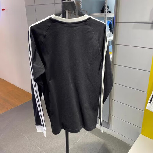 阿迪达斯 （adidas）三叶草Adicolor三条纹男子运动休闲长袖T恤IA4879 IA4877 IA4879白色 190 XXX/112A