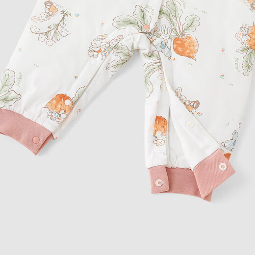 YEEHOO one-piece clothespin cotton rompers baby warm cotton clothes autumn and winter monk clothes mountain and field quilted clothes 80cm