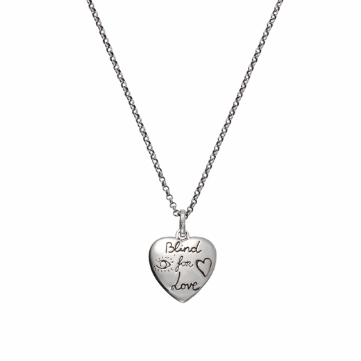 Gucci (Gucci) Blindforlove Silberschmuck Pullover Kette 925 Silber Halskette für Frauen Silber F Basisverpackung - staubdichtes Beutel + Verpackungsschachtel