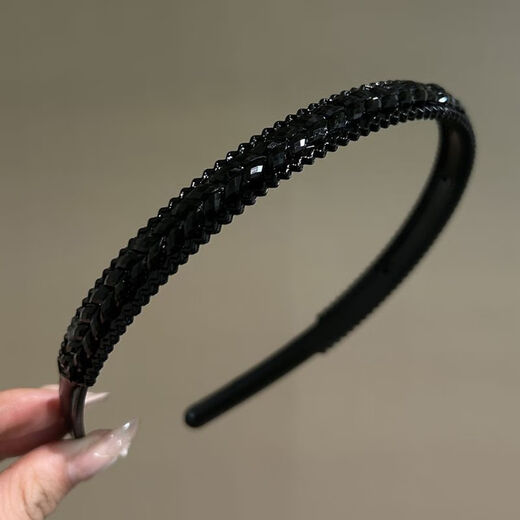 Qianfu moderately tight hairband, simple toothed hairpin bangs, face wash, non-slip rhinestone hairpin, headband, headband, hair accessories, 1 piece