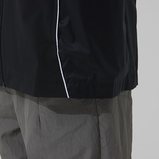 
Adidas men's jacket 2025 summer new sportswear running fitness training fashion trend casual hooded jacket IW0427 XL