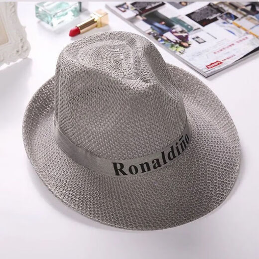 Летняя пляжная шляпа джазовая шляпа Top Hat шляпа ковбойская шляпа средних лет и пожилые люди на открытом воздухе защита от солнца Beige