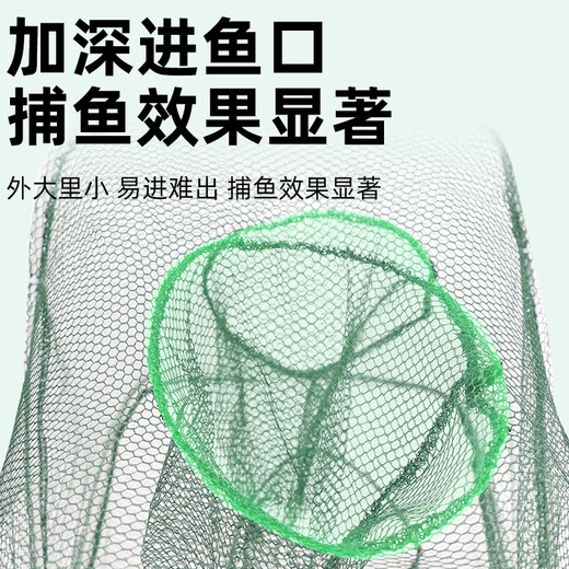
The shark 12 holes in diameter 60 fish nets shrimp cage fishing cage can not be folded out only into the fishing nets, the dragon nets, eel cage fishing gear