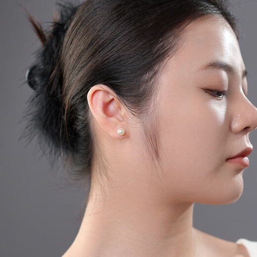 Dara seawater pearl earrings for women, 925 sterling silver tassel earrings for women, bright light earrings for wife, birthday gift for girlfriend